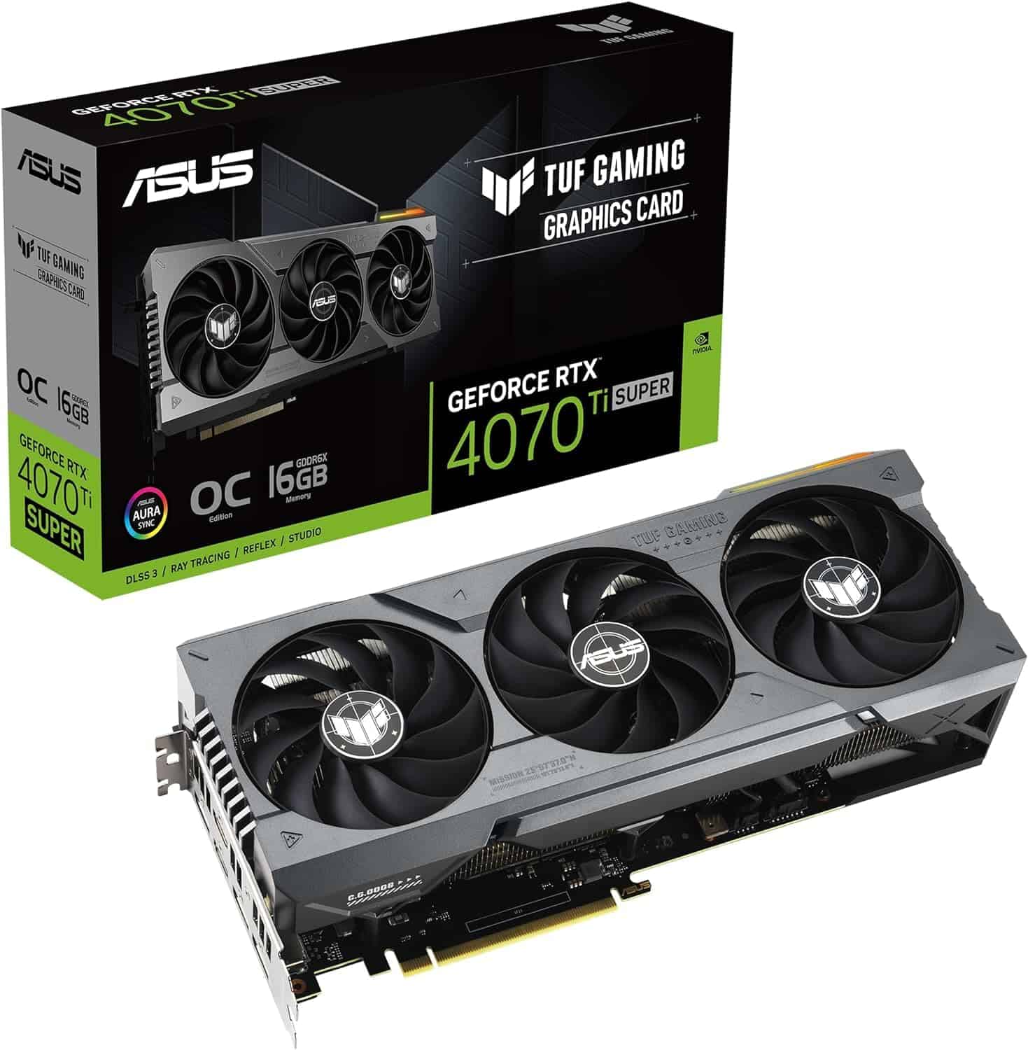 ASUS TUF Gaming GeForce RTX 4070 Ti Super 16GB OC Edition Graphics Card