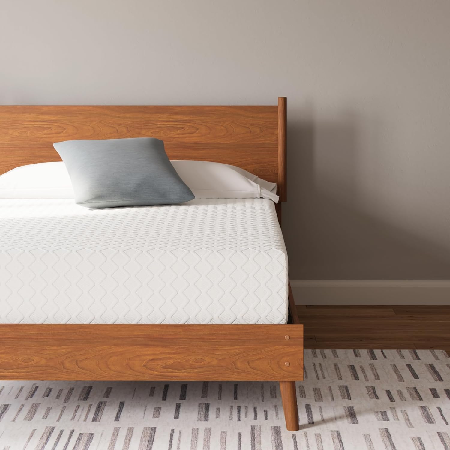 Ashley Chime Full Size 12 Inch Memory Foam Mattress ? Medium Firm with Green Tea & Charcoal Gel | Best Mattress 2025