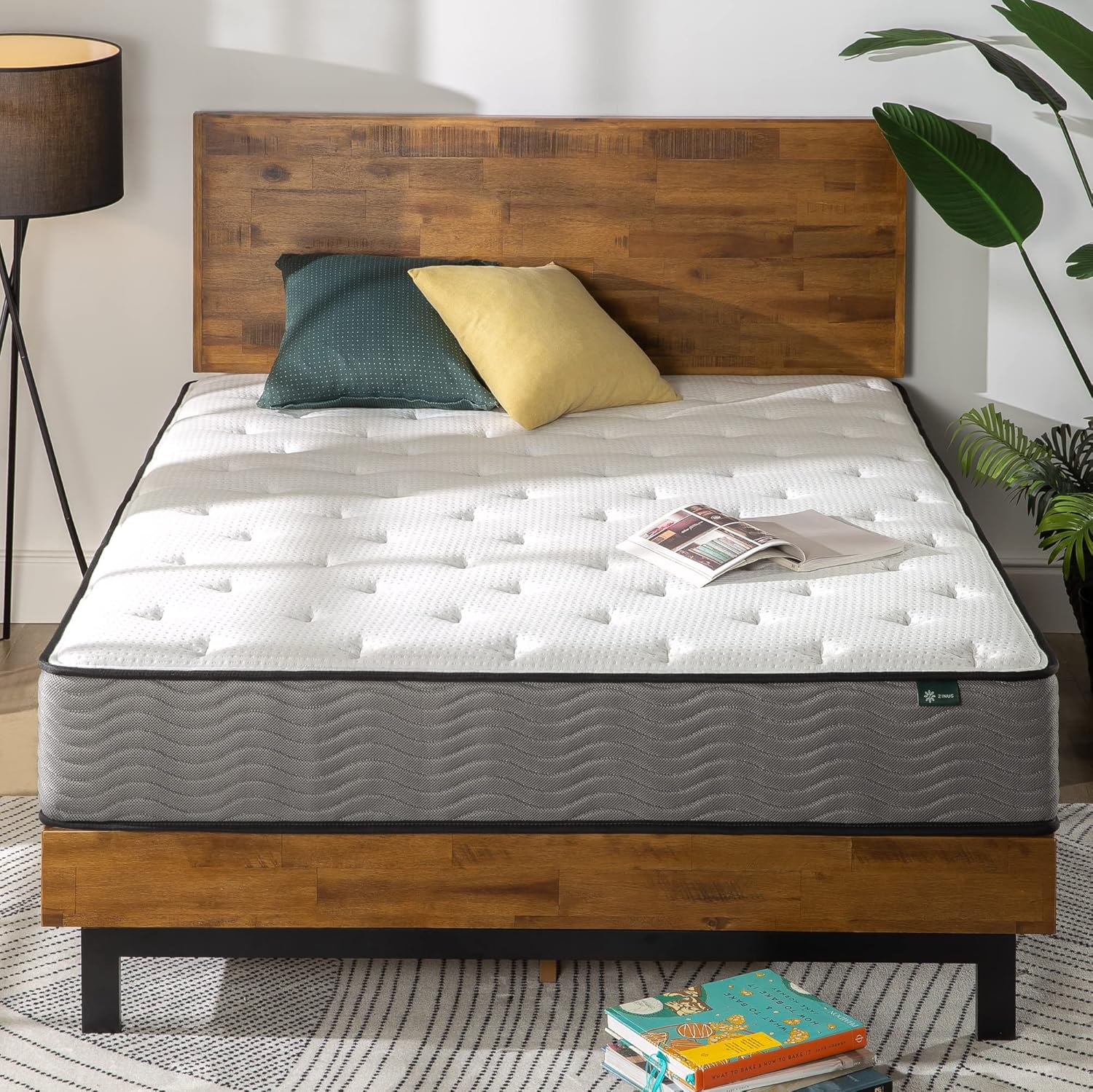 Zinus 10 Inch Support Plus Hybrid Mattress ? Queen Size with Pocket Springs & Motion Isolation | Best Mattress 2025